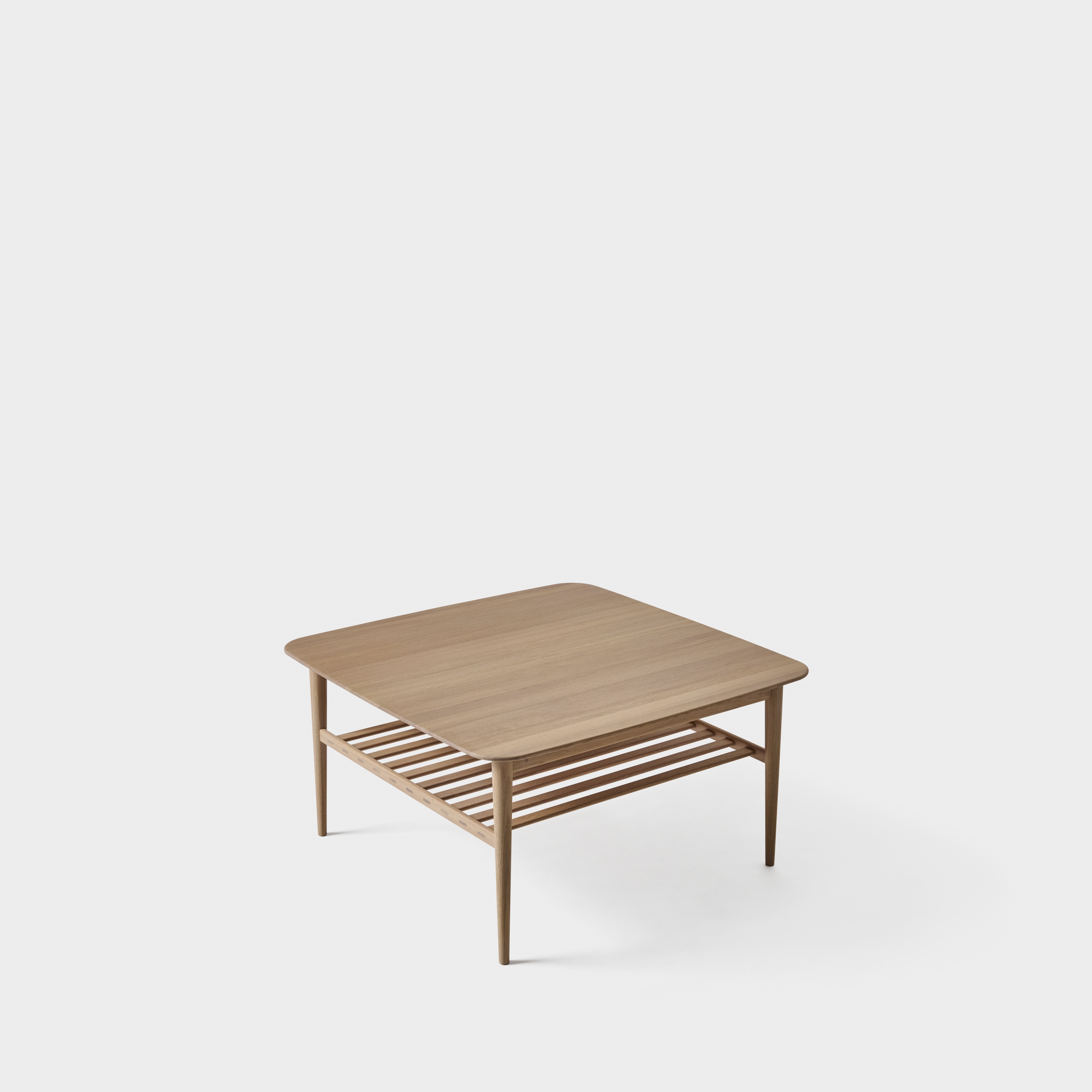 Soffbord Bomberat Ek 85x85 cm