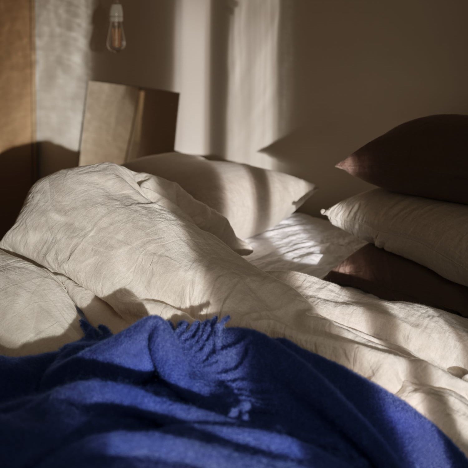 Pläd Mohair med frans