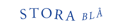 Stora blå logo